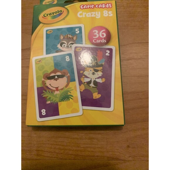 Crayola Crazy 8's Card Game 36 Cards - Picture 4 of 10